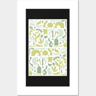 Vintage Aesthetic Minimalist Danish Pastel Abstract Sage Green Phone Case Posters and Art